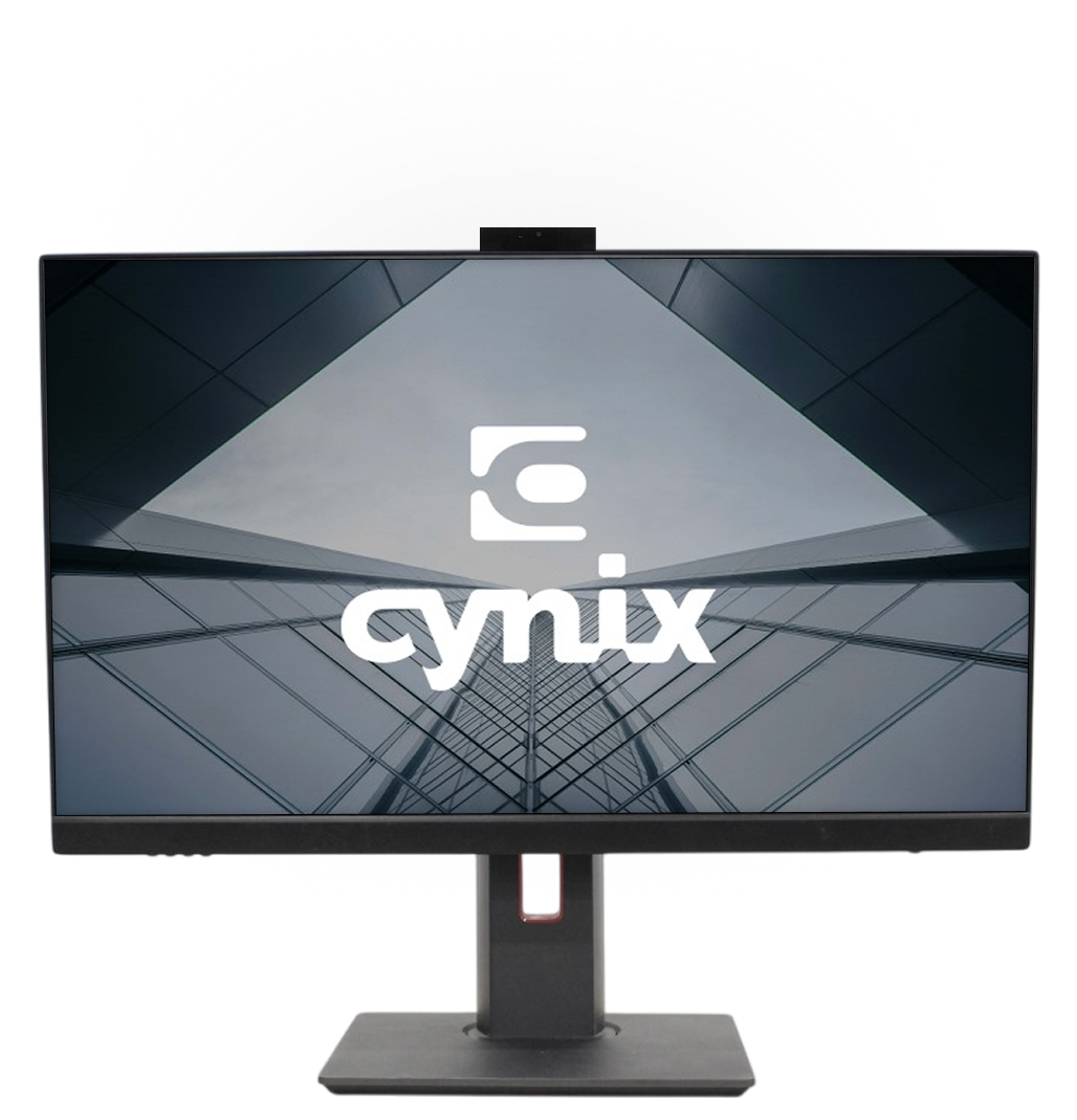 All-in-one desktop with Cynix branding