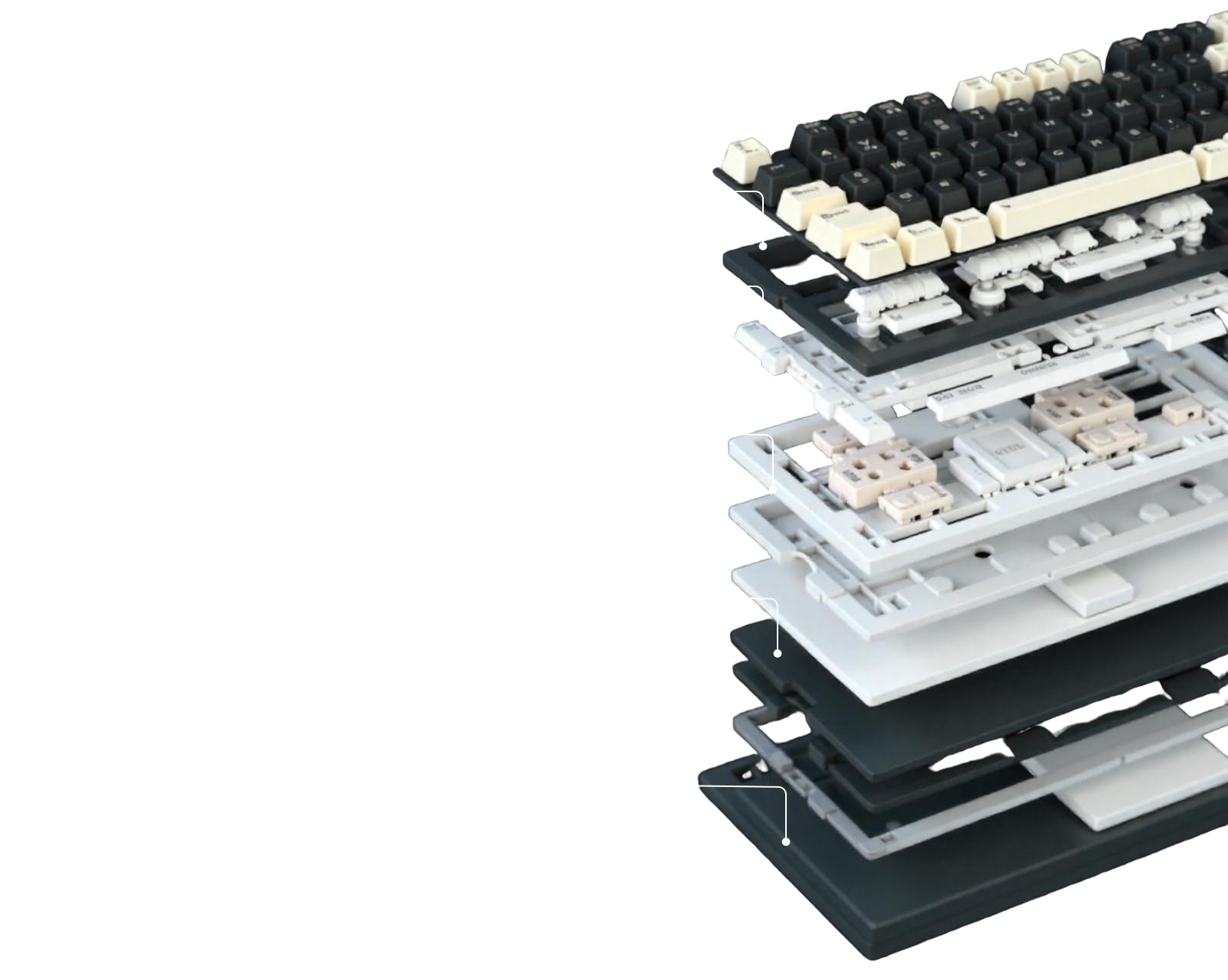 Five-layer sound dampening components