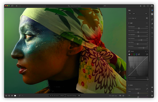 Open laptop with graphics