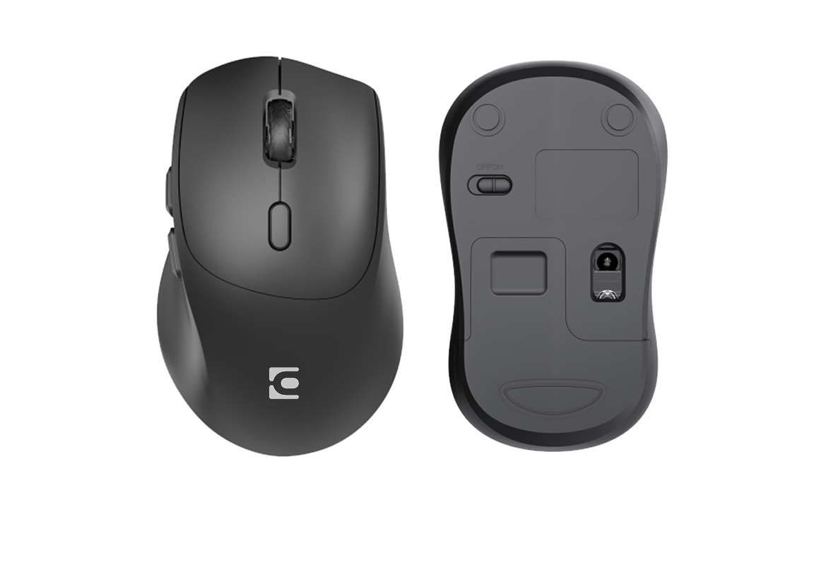 Top and bottom view of Cynix mouse